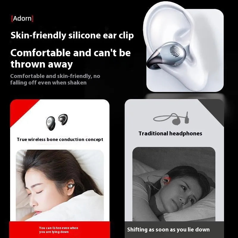 S29 wireless Bluetooth headset with charging case, ear-mounted non in-ear design, four colour options