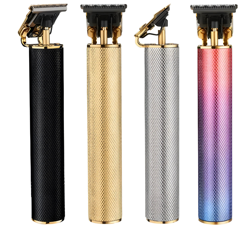 Electric hair clipper with USB charging and 5W power, in multiple colour options with comb
