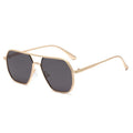 Men's polarised sunglasses with black frame and black and grey lenses for driving and outdoor activities