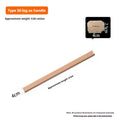 Locust wood replacement tool handles for axes, hoes, and sickles in various lengths