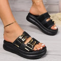 Women's suede slippers with thick rubber soles in apricot, black and milky white colours