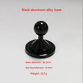 Silver and black aluminium alloy universal instrument panel mounting base plate.