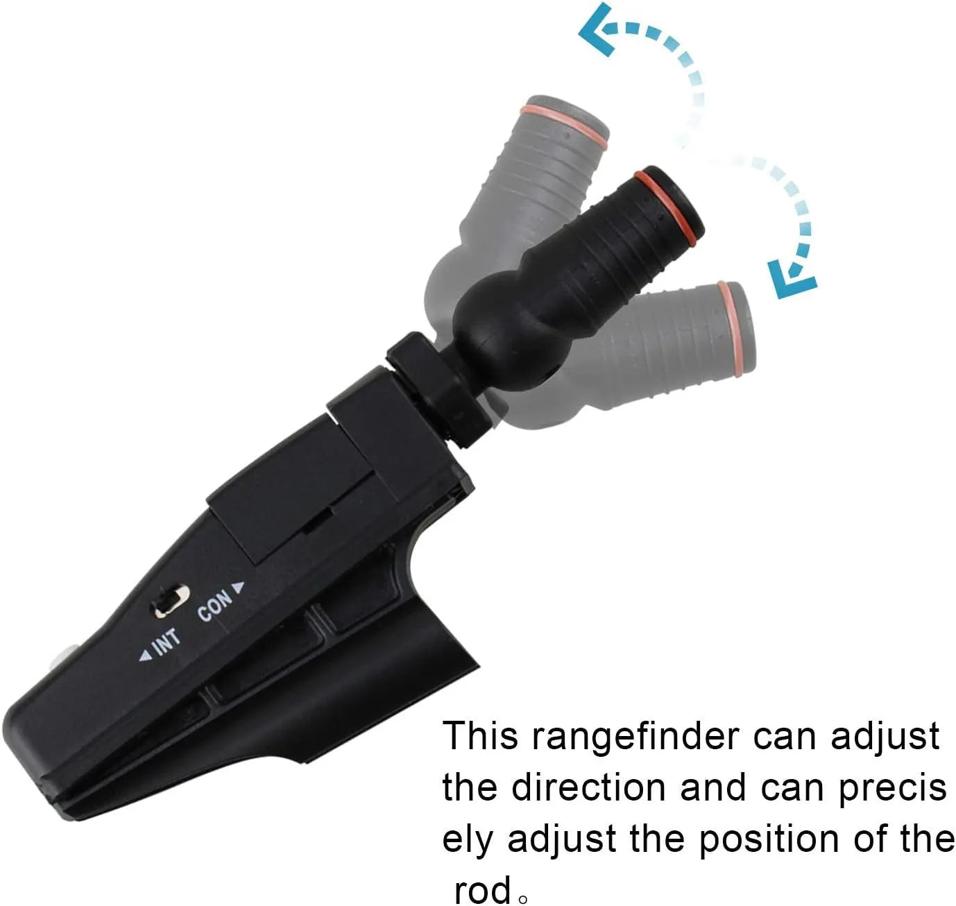 Black golf putter laser aiming instrument for putting alignment practice