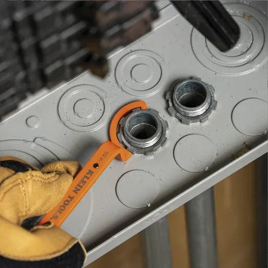 Three magnetic wrenches in orange, grey, and black from the H251 three-piece crescent and catheter locking wrench set.