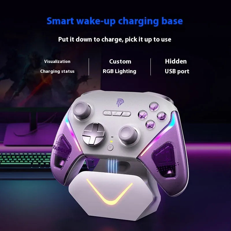Nintendo Switch Joy-Con charging dock in black with double-cut trigger design