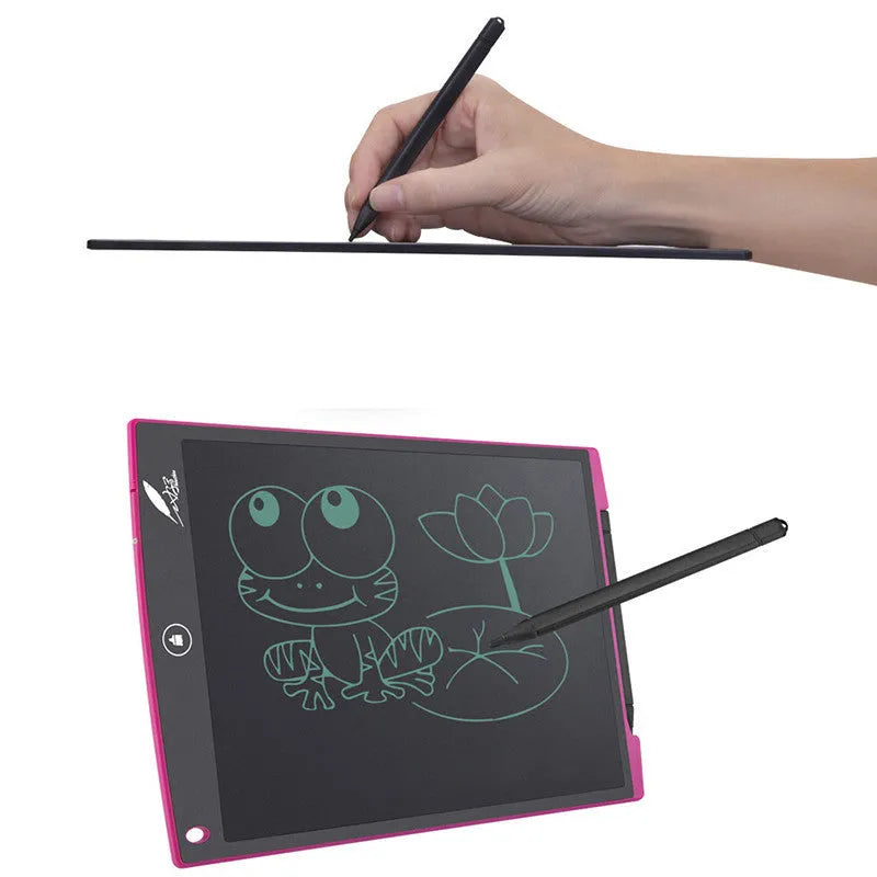 Black plastic digital tablet pen stylus, 116 x 86 x 4mm, on a flat surface