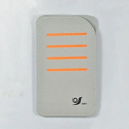 Set of four car sun visor panels and a grey vehicle-mounted card storage bag.