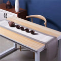 Modern PVC non-slip dish mat for kitchen counter in gradient bamboo grey colour.