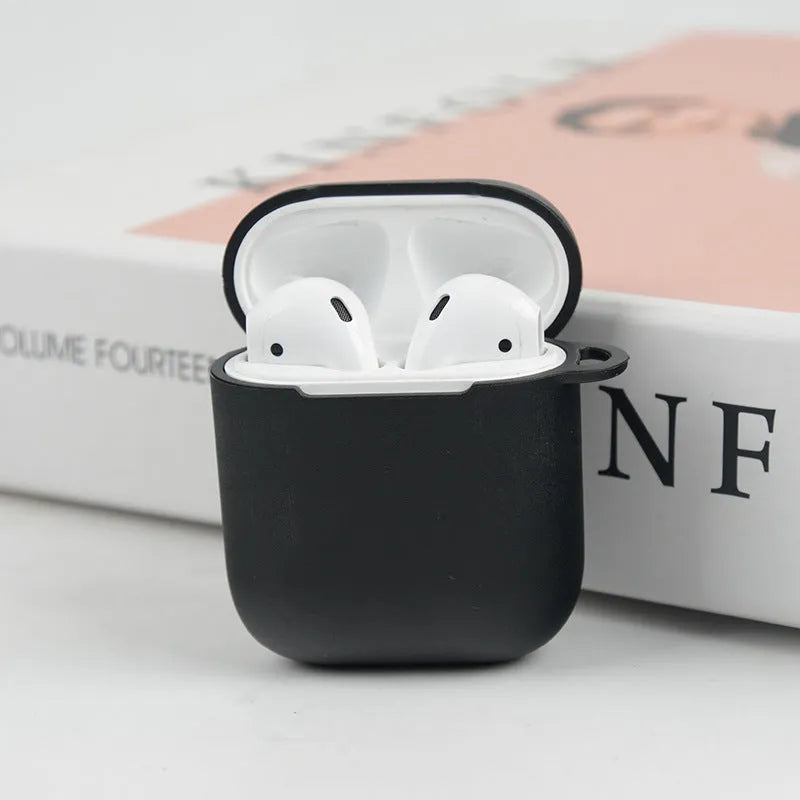 Soft silicone protective case for Bluetooth headphones in various colours on a grey background.