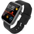 R3L full touch smart watch with 1.3 inch IPS colour screen and silicone wristband on a white background
