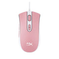 HyperX Pulsefire Core RGB wired gaming mouse in black or pink colour with USB cable