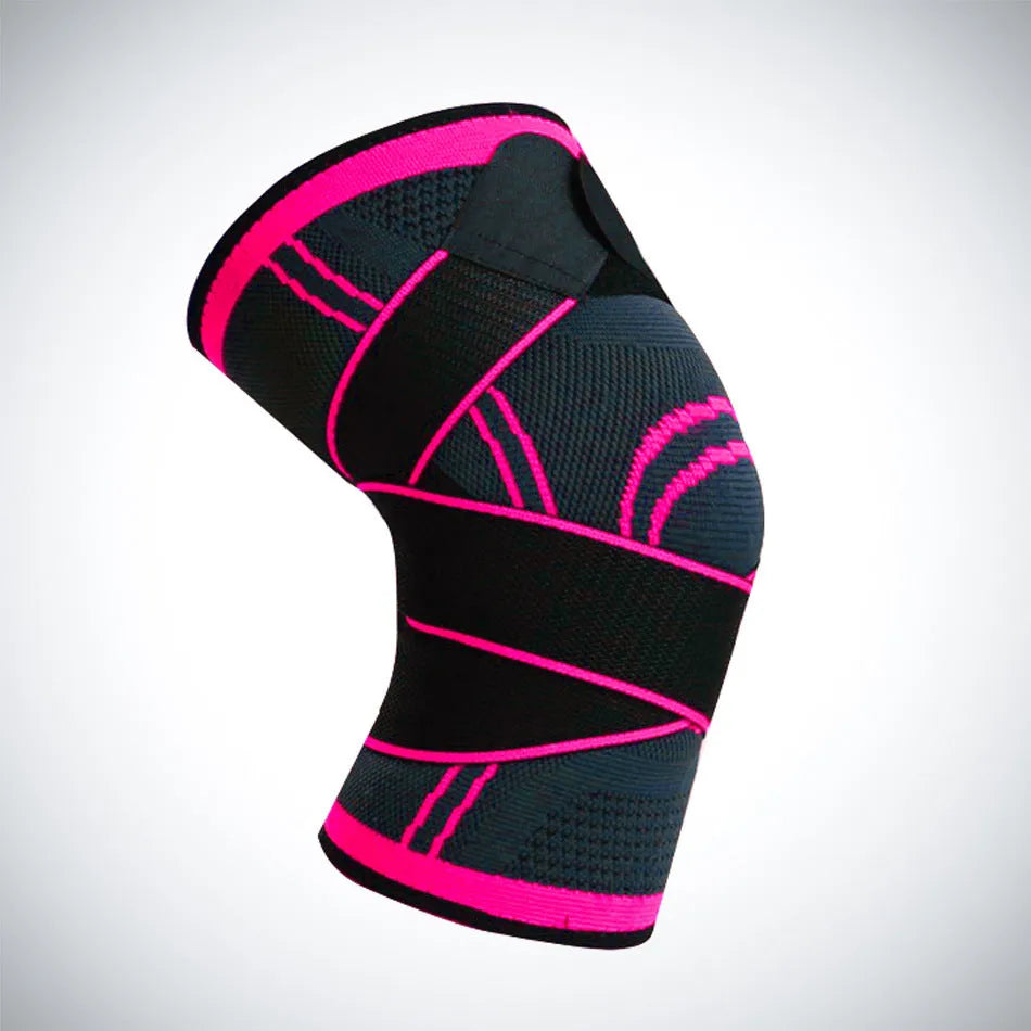 Non-slip knee pads for sports in multiple colours with size range indications