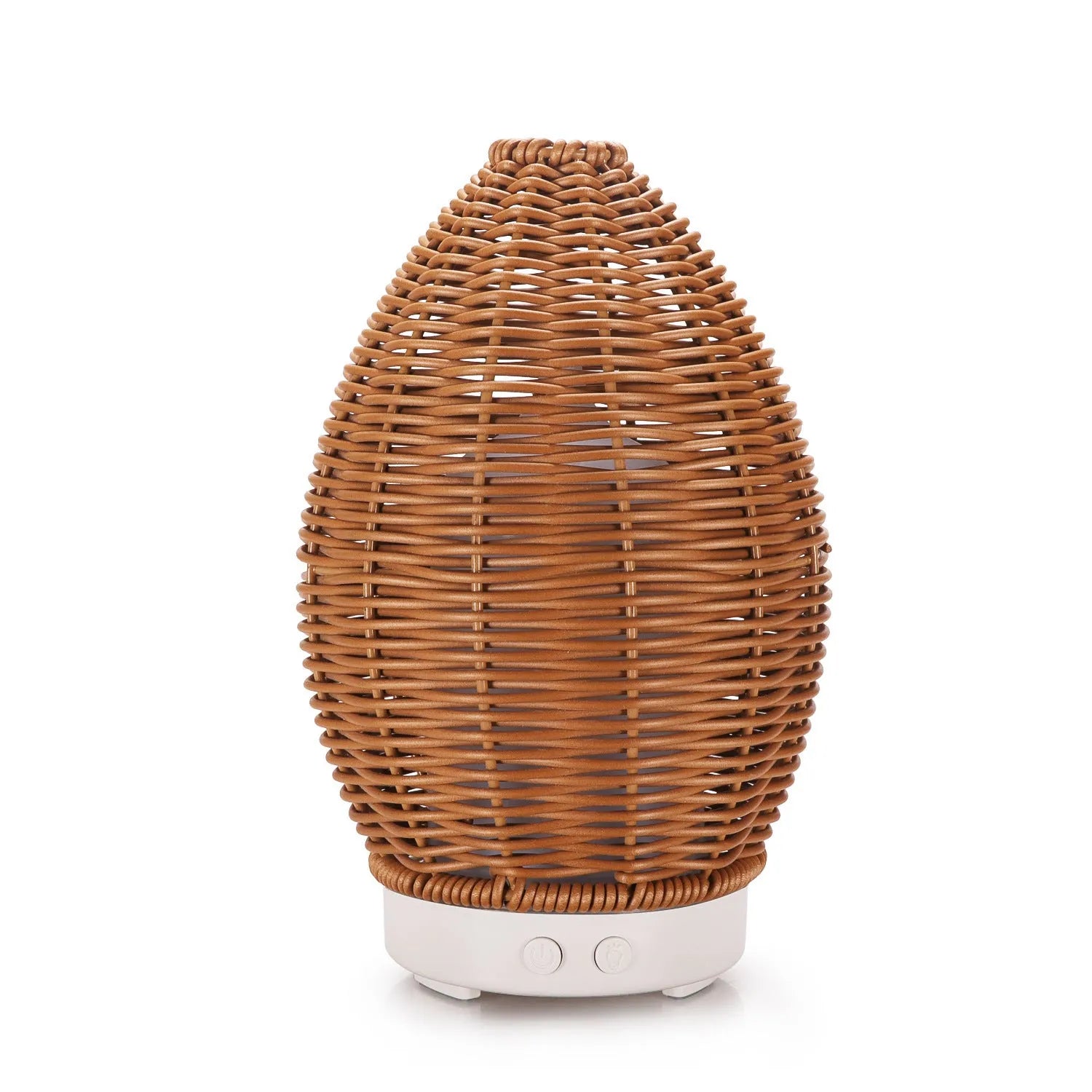 Light wood grain hollow rattan aroma diffuser with 100ml capacity for 20-40m² rooms