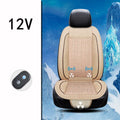 Car ventilation seat cushion with massage function in black colour showing 60x60cm dimensions