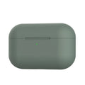 Soft silicone protective cover for AirPods Pro wireless earbud case in multiple colour options.