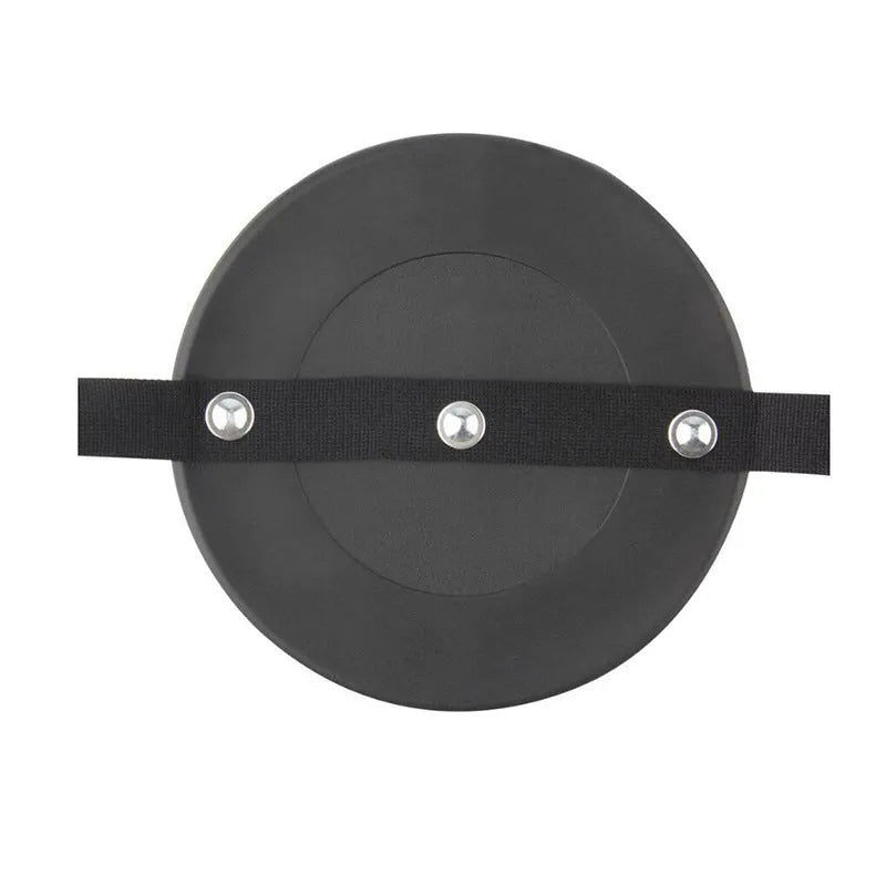 Black ABS baby safety rearview mirror with 17cm diameter and adjustable strap for car seat monitoring