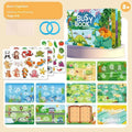 Educational paper toy book for children aged 3-6 with animal version design