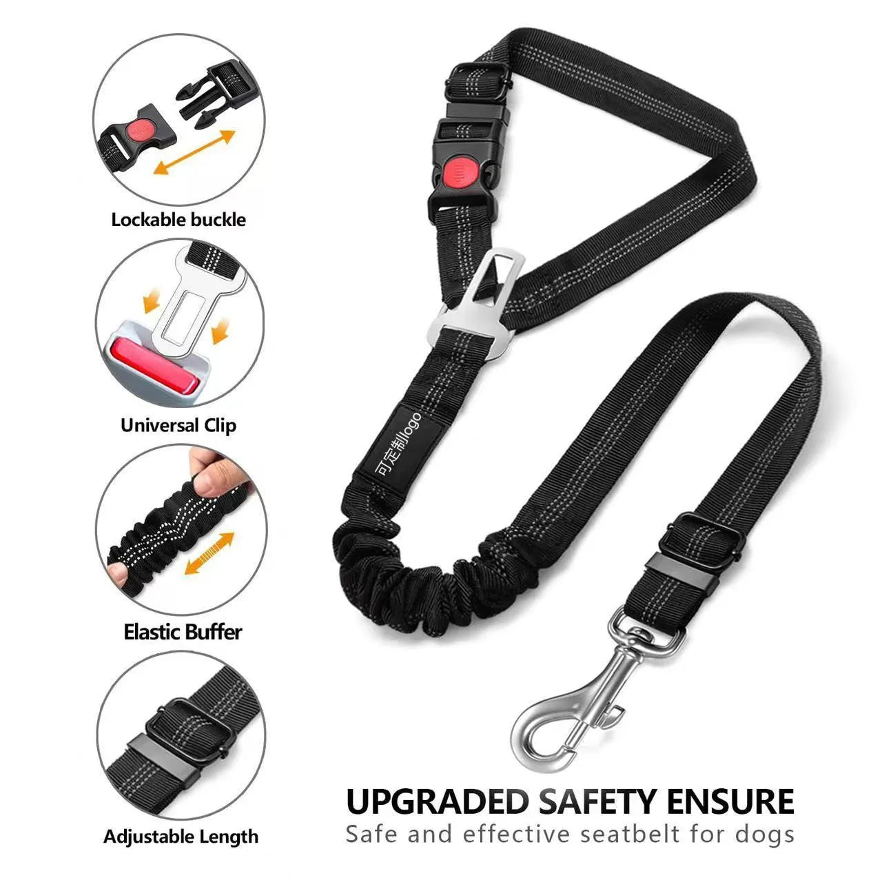 Nylon dog leash with metal buckle in multiple colour options including army green and black