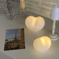 Vinyl atmosphere lamp with warm glow LED lighting in pink or white colour options