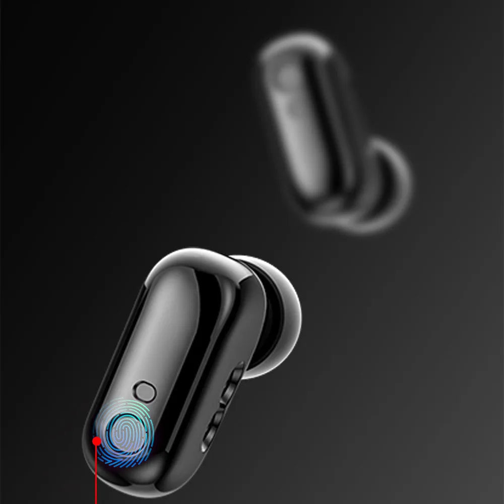 X7 black smartwatch with large screen and detachable TWS Bluetooth earbuds on a wrist.