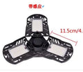 60W 6000 lumen deformable garage light with three adjustable heads, aluminium housing, E27 connector