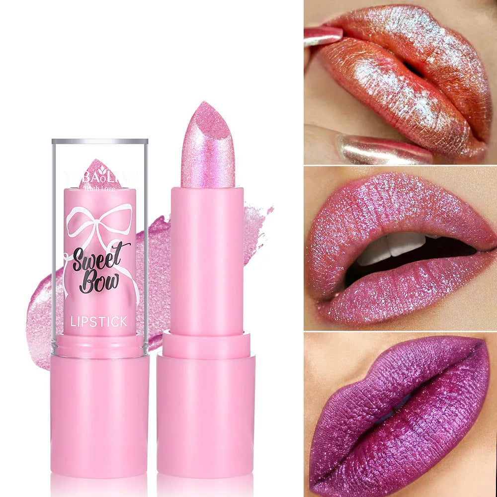 Starlight Diamond Sweetheart Bow Lipstick in six colour shades
