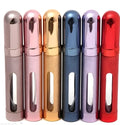 12ml aluminium and glass portable perfume atomiser in seven colour options.