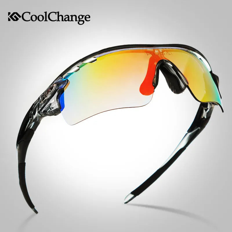 Kugai 0093 polarised cycling glasses in gray colour for mountain bike use