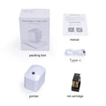 JT01 handheld mini printer portable inkjet DIY label maker in plastic casing