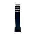 40cm tall Chinese-style outdoor lawn lamp with aluminium and acrylic construction for garden pathway lighting