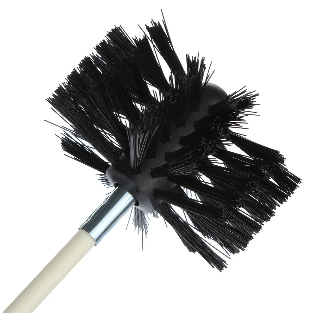 Flexible 600mm long chimney cleaning brush with nylon bristles for dryer pipes and range hood ducts