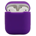 Silicone protective case for Apple AirPods shown in multiple colours, with dimensions 56mm by 47mm.