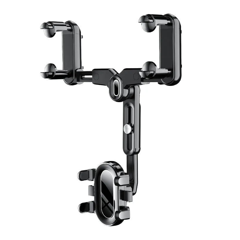 ABS automobile rear view mirror bracket for universal vehicle installation