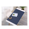 Oversized double-sided PU leather desk pad in 600x400mm with colour matching design for laptop and keyboard