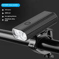 TYPE-C rechargeable aluminium alloy bicycle headlight with quick-release mounting base