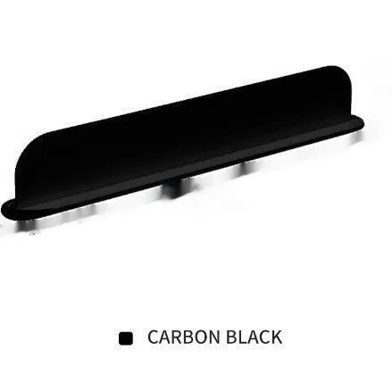 A thick grey silicone water blocking plate for a kitchen sink, showing its size and non-slip base.