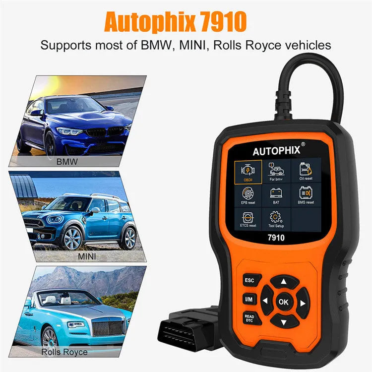 Autophix 7910 BMW full system diagnostic tool and OBD2 scanner unit