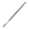 Silver stainless steel tick removal tweezers for cats and dogs