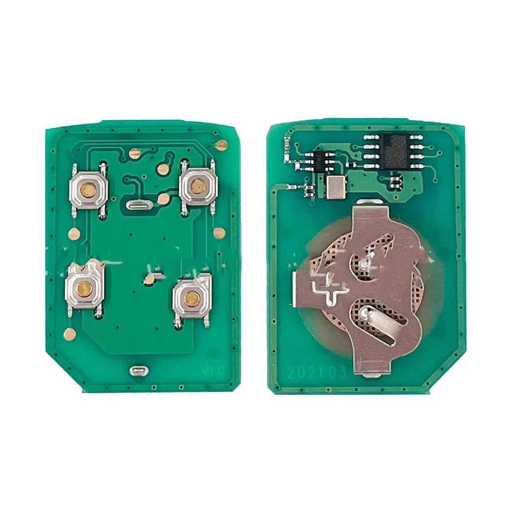 Ford car remote key replacement shell in ABS plastic, shown in 2+1 and 3+1 button style options.