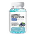 60 creatine monohydrate gummy pieces in a soft candy dietary supplement format