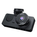 Black car dashcam with touch control for 1080P HD recording and 170-degree wide angle