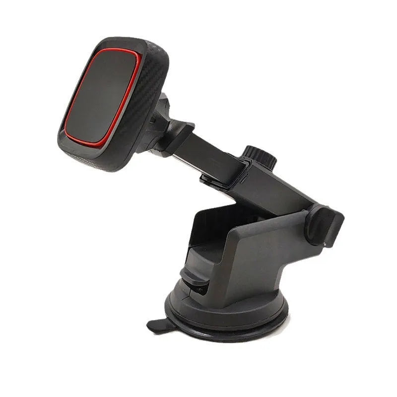 Universal car phone holder with air vent mount and long brush holder in hose black colour