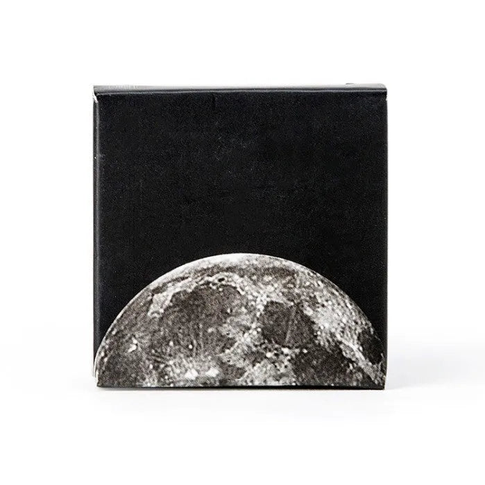 Black moon phase and calendar planet sticker set with 45 pieces for planner decoration.