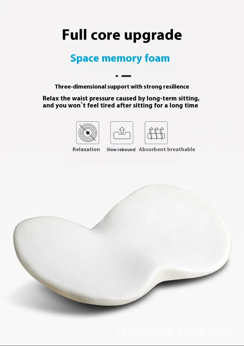 Car seat cushion for height adjustment with memory foam filler in choice of four colours