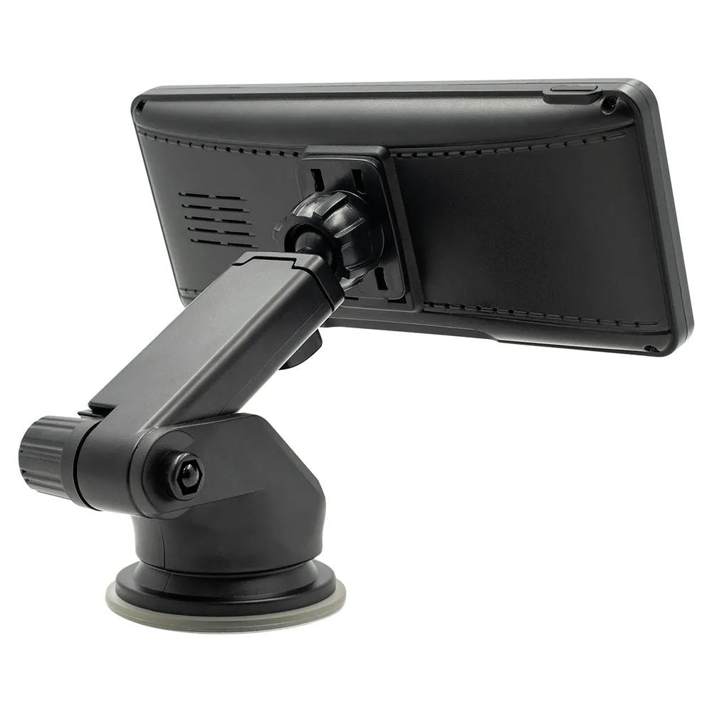 Portable wireless car video player with 6.86-inch screen showing multimedia display