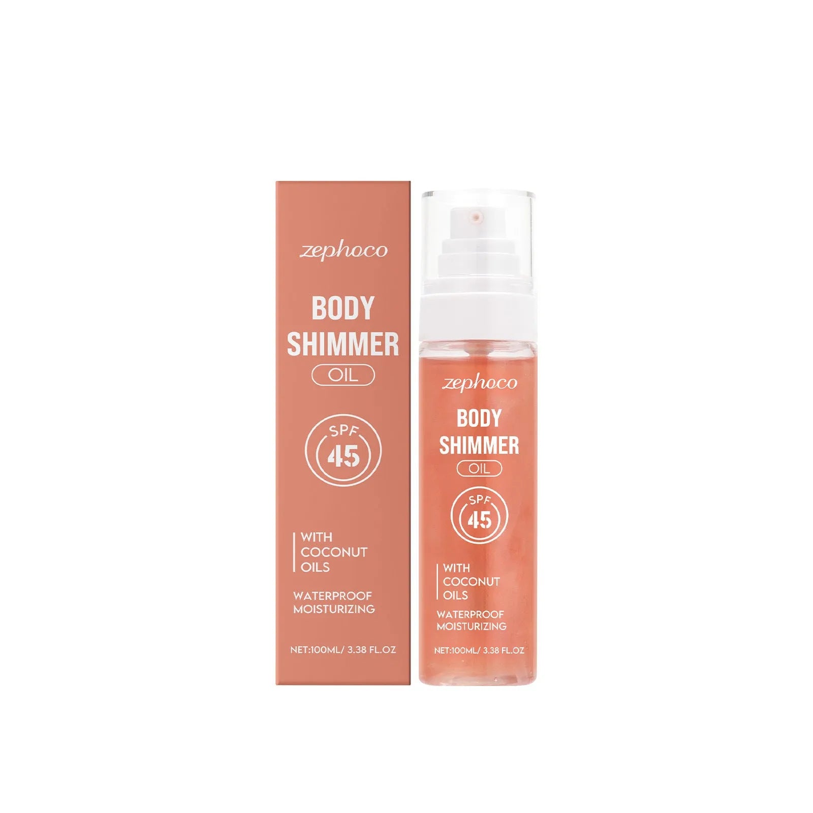 100 ml bottle of SPF 15 sun protection body oil with coconut and avocado oils
