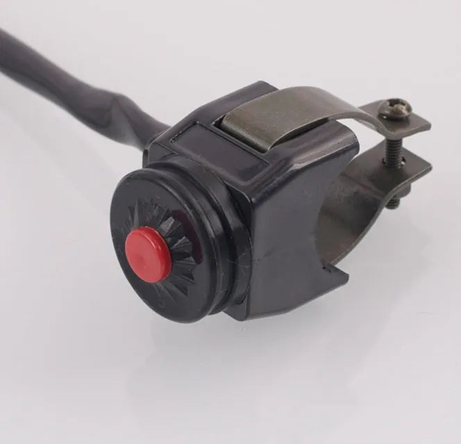 60mm motorcycle four-wheel ATV ignition point button start close switch in red and yellow