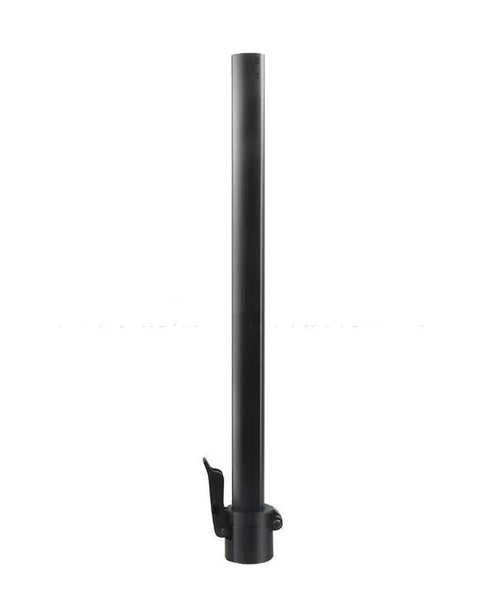 Matte black folding upright bar accessory for No. 9 electric scooter on a white background.