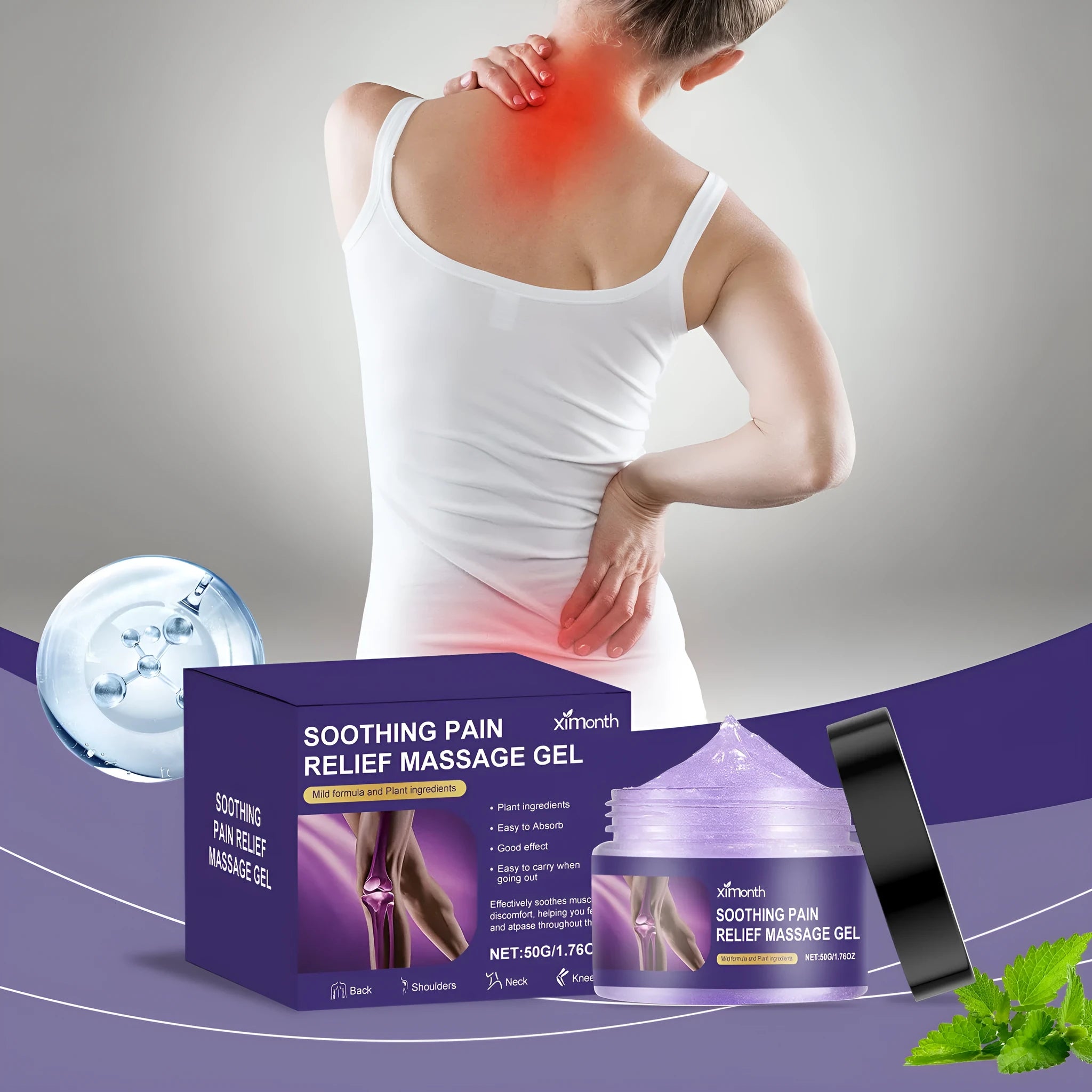 50g tube of Joint Care Gel for topical application on body joints.