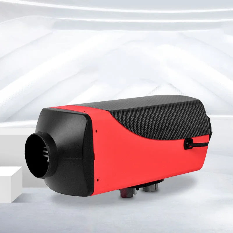 Diesel air heater kit with fuel tank and components for vehicle installation